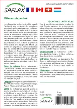 Kit De Culture - Millepertuis Perforé - 300 Graines - Hypericum Perforatum -Flora Soldes 64064130cc2d21.50290776