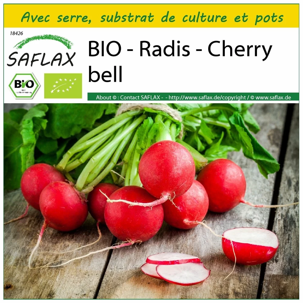 Kit De Culture - Bio - Radis - Cherry Bell - 100 Graines - Raphanus Sativus 3 Kit De Culture - Bio - Radis - Cherry Bell - 100 Graines - Raphanus Sativus