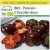 Kit De Culture - Bio - Poivron - Chocolat Doux - 10 Graines - Capsicum Annuum -Flora Soldes 640641e5508630.06436749