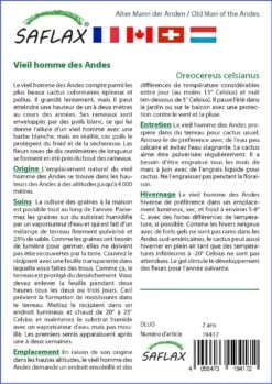 Kit De Culture - Vieil Homme Des Andes - 40 Graines - Oreocereus Celsianus 11 Kit De Culture - Vieil Homme Des Andes - 40 Graines - Oreocereus Celsianus -Flora Soldes 64064213301845.95828863