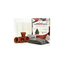 Mini Serre 6 Pots Sapins De Noël -Flora Soldes 6414b2d93ed185.43347387