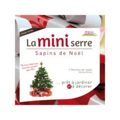 Mini Serre 6 Pots Sapins De Noël -Flora Soldes 6414b2d9463347.87026618