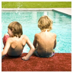 Gazon Synthétique Peps - Couleur Rouge Brique - 20mm - 2m X 3m -Flora Soldes 645ce1a01fbe55.05519563