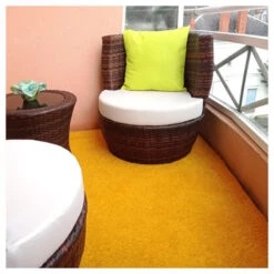 Gazon Synthétique Peps - Couleur Jaune Orangé - 20mm - 2m X 3m -Flora Soldes 645ce1fa0812a4.82473695