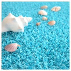 Gazon Synthétique Happy Party - Couleur Bleu - Classé Feu - 20mm - 1m X 6m -Flora Soldes 6462773c412512.96325540