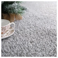 Gazon Synthétique Arty - Couleur Gris Clair - 20mm - 1m X 9m -Flora Soldes 6476ea45aed5e4.29368413