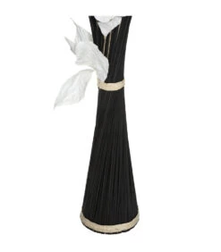 ATMOSPHERA Fagot De Fleurs Et Tiges Séchées Blanc Et Noir D. 40 X H. 150 Cm -Flora Soldes 648229d616f217.48569813