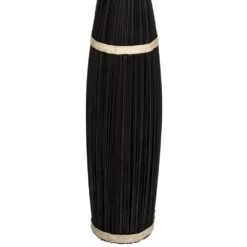 ATMOSPHERA Fagot De Fleurs Et Tiges Séchées Blanc Et Noir D. 40 X H. 150 Cm -Flora Soldes 648229d61a4317.28855652