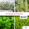 Kit Aromatique Herbes De Provence – 4 Variétés- Lot De 4 Plants En Godet 2 Kit Aromatique Herbes De Provence – 4 Variétés- Lot De 4 Plants En Godet -Flora Soldes 6495cf995a3955.42198467